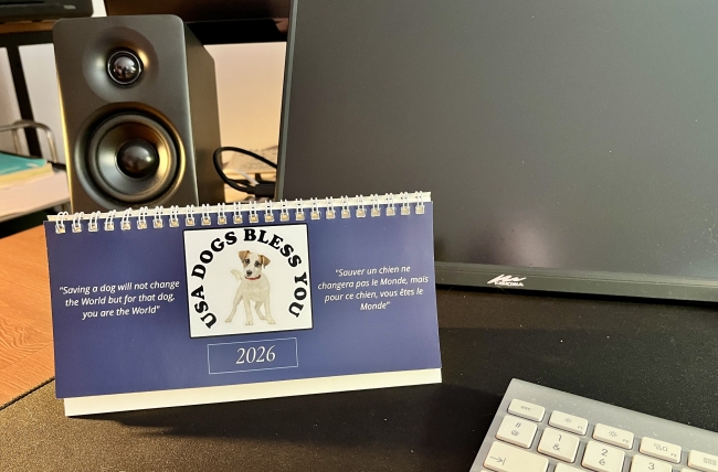 077 - Calendrier de bureau 2026