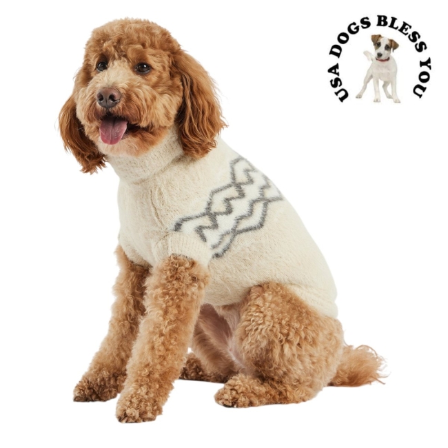 086 - PULL beige tout doux