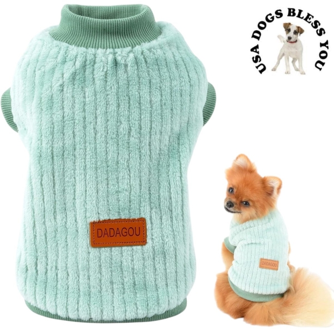 087 - PULL tout doux vert 