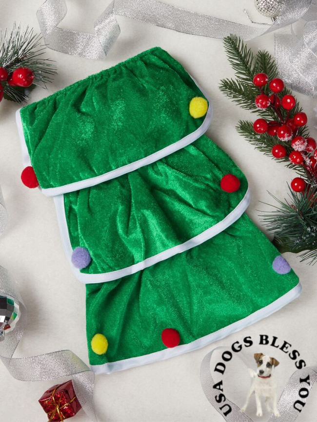 090 - PULL vert sapin de Noel 