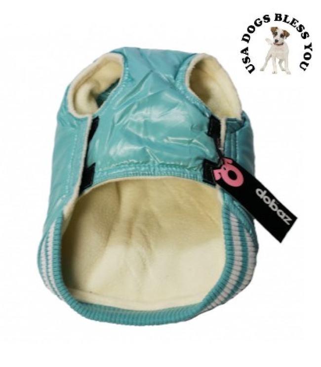 100 - Manteau bleu imperméble 