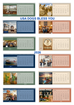 077 - Calendrier de bureau 2026